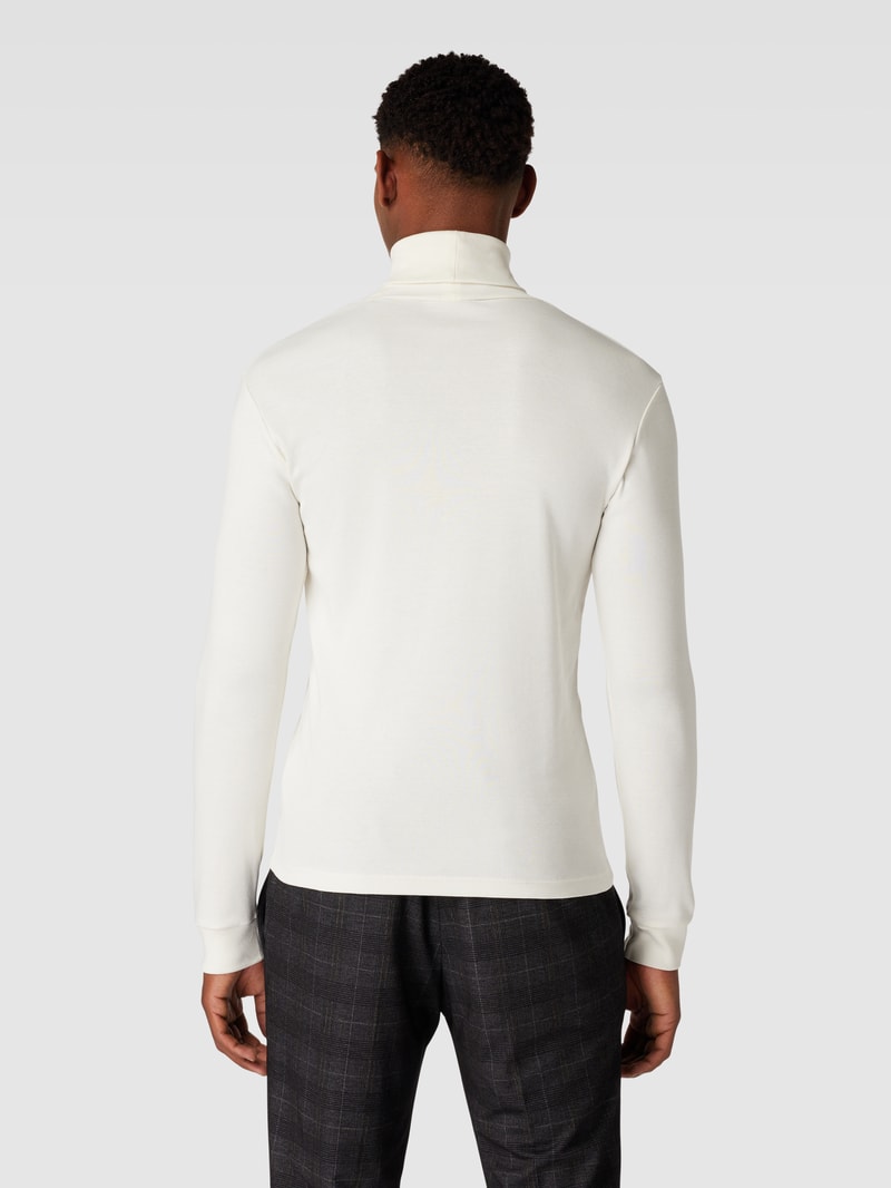 Longsleeve mit Rollkragen in offwhite