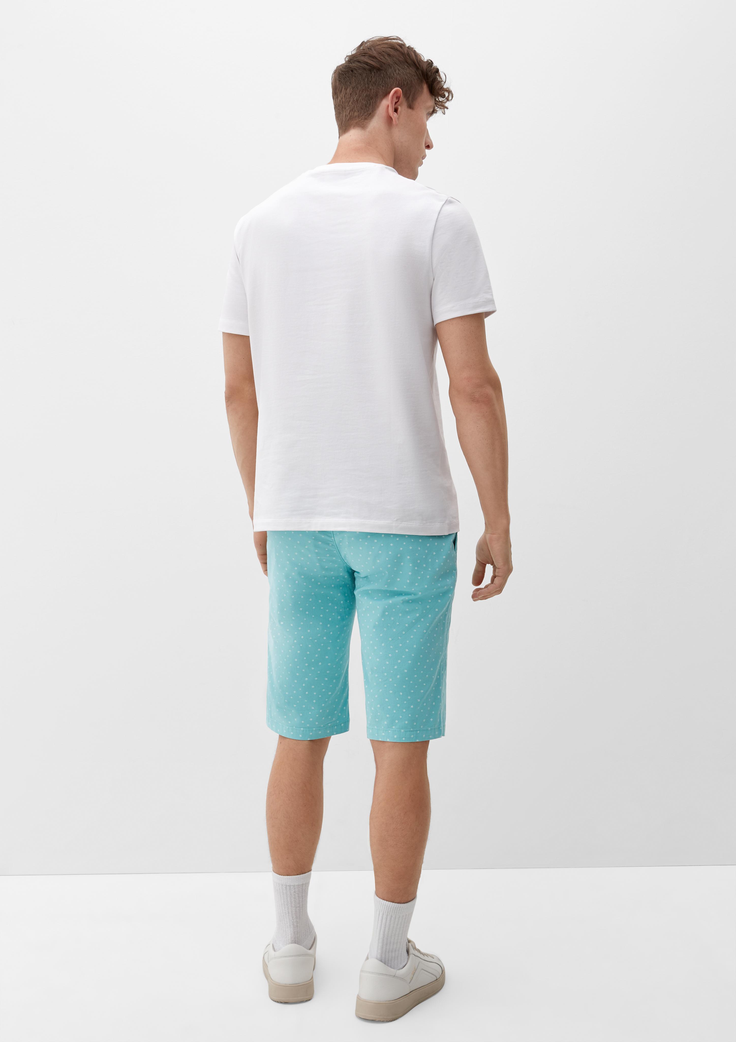 Slim: Bermuda mit Allover-Print  2128989-61A0
