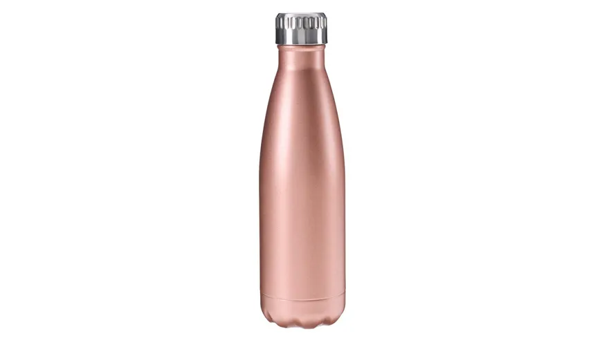 TRENDSHOP Trinkflasche Elegance 0,5l rosegold