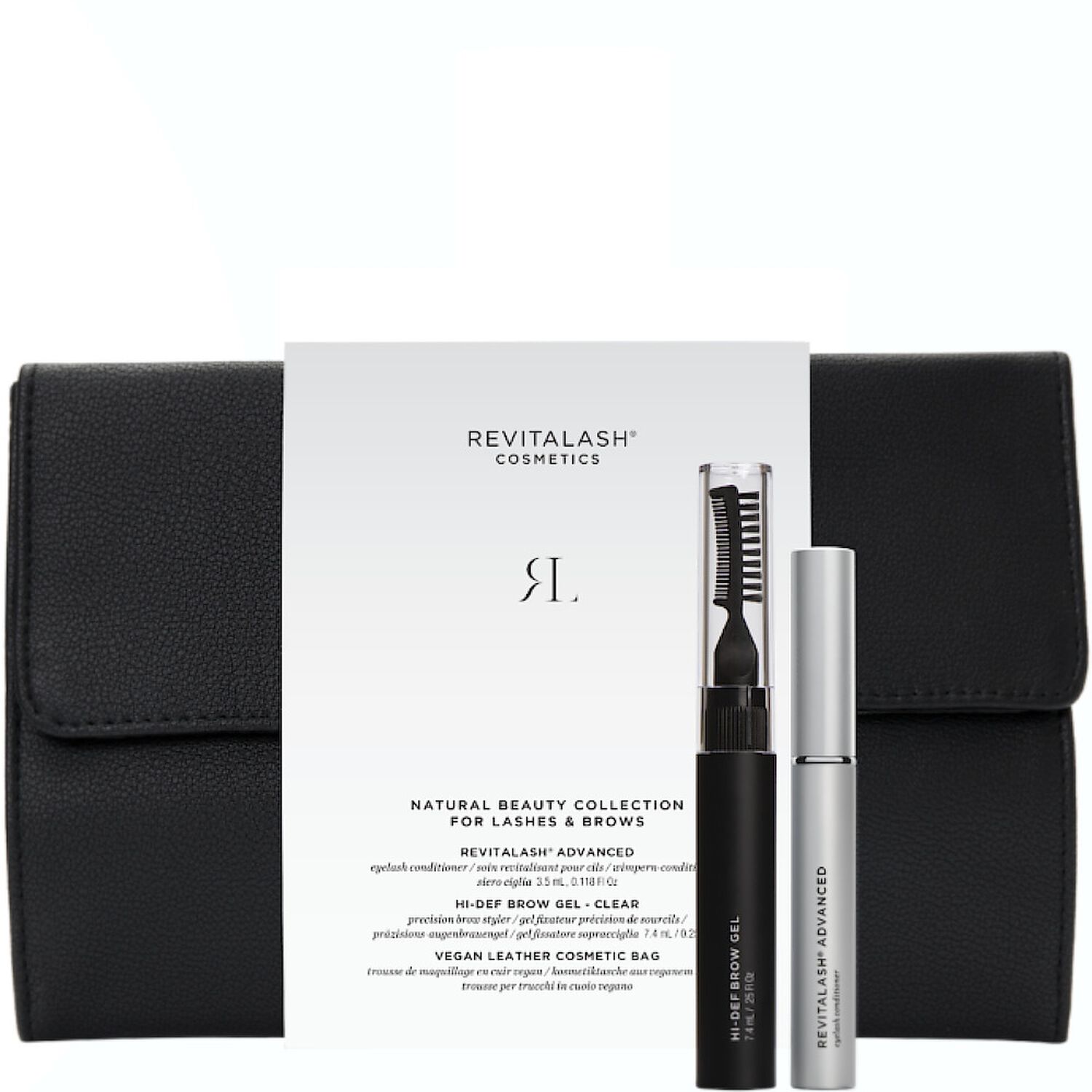 Revitalash Natural Beauty Collection For Lashes Trousse Revitalash Advanced + Gel fixateur Sourcils