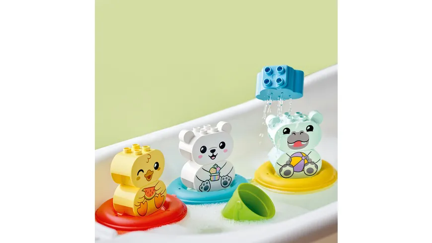 LEGO DUPLO 10965 Badewannenspaß: Schwimmender Tierzug