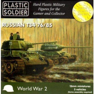 15mm WW2 Russian T34 76:85 Tank (5)