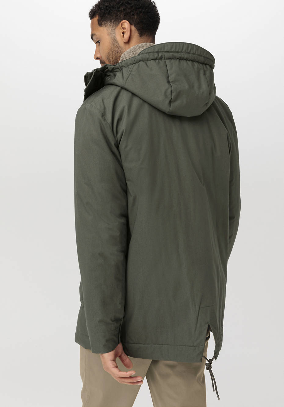 Nature Shell Parka mit Schurwoll-Hanf-Wattierung