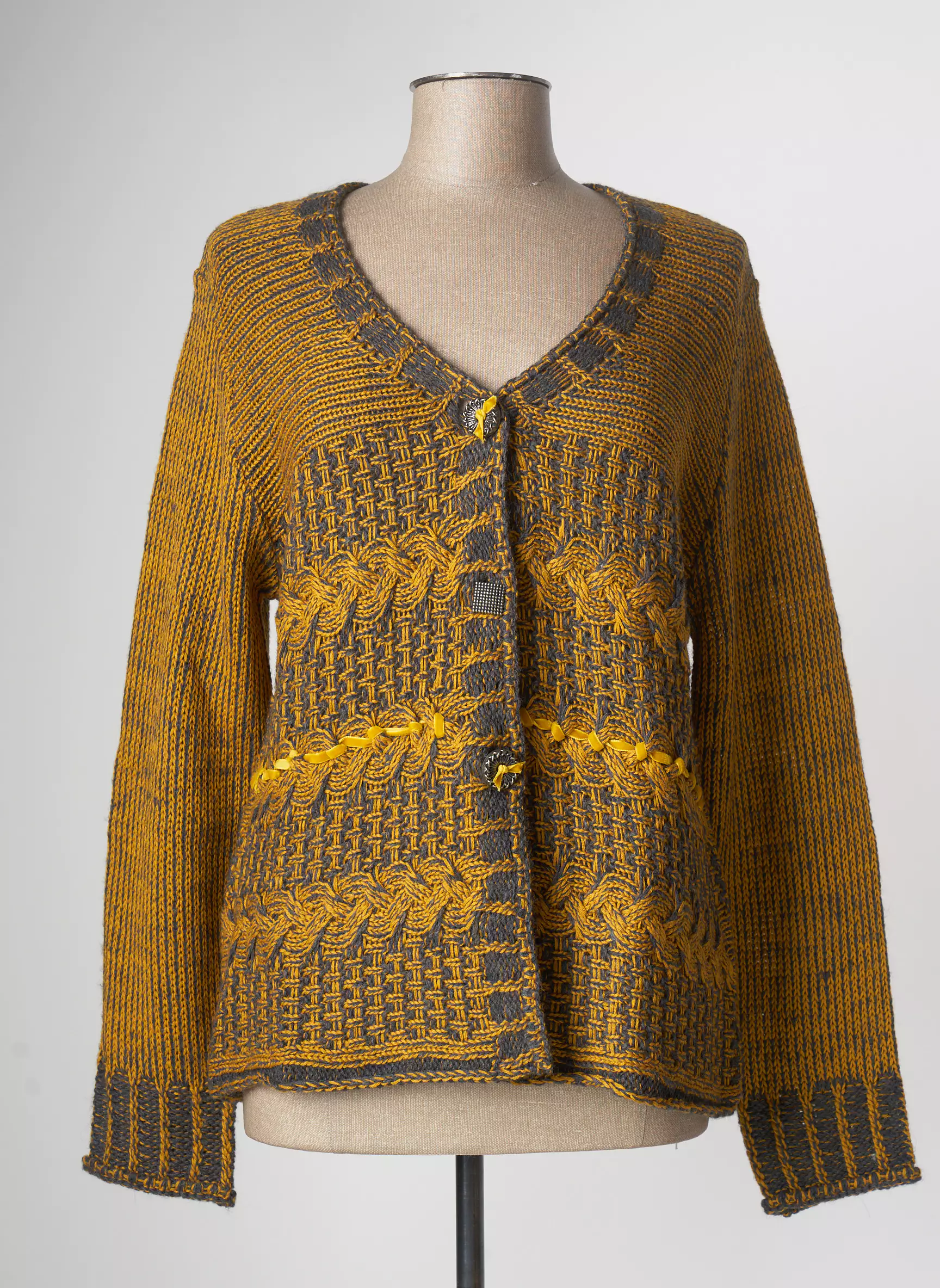 Skovhuus Cardigans Femme couleur jaune