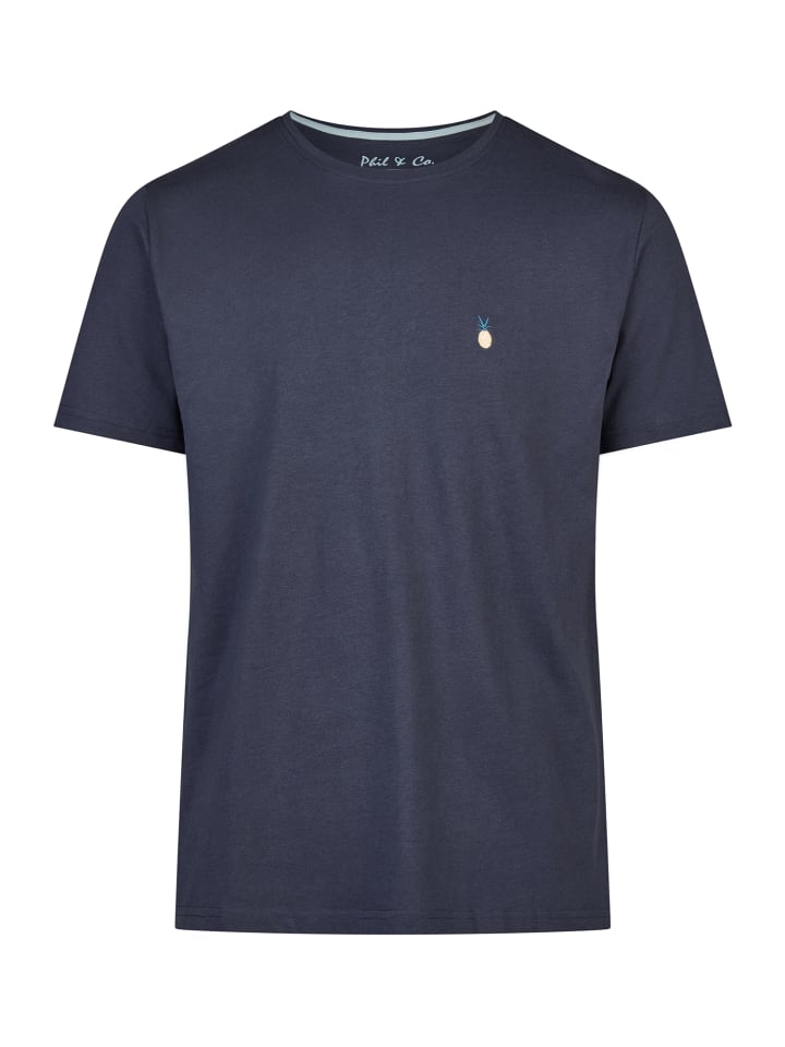 Phil & Co. Berlin  Pyjama Shorty in marine-blau günstig kaufen