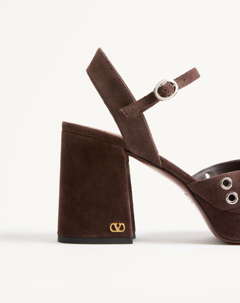 Nellcôte 90mm Split Leather Plateau Sandal