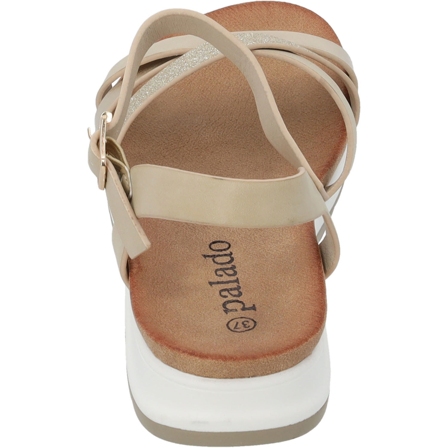 Palado Jantai, Sandalen, Damen, Gold