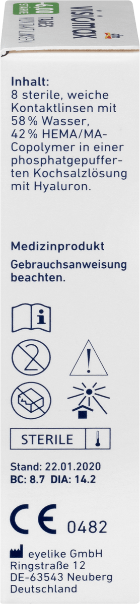 Tageslinsen -6,00, 8 St