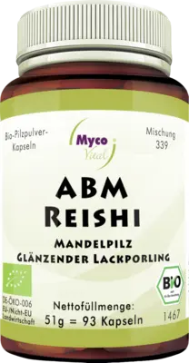 ABM REISHI Pilzpulver-Kapseln Bio  93 St  Kapseln