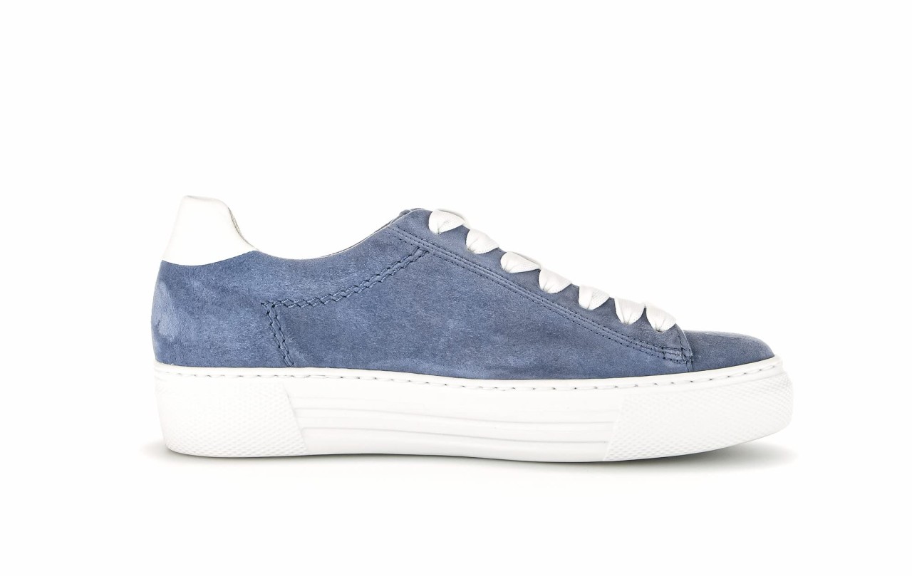 GABOR Freizeit Schnürer blau Gabor Comfort Sneaker low 46.460.26 blau