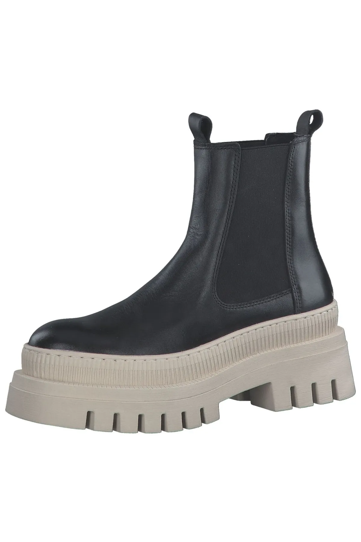Tamaris  Stiefelette - Schwarz - Flacher Absatz