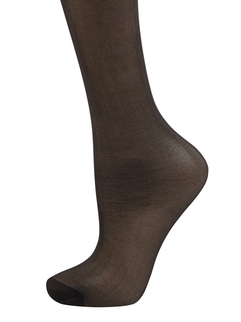 Strumpfhose in transparenter Optik - 15 DEN in schwarz