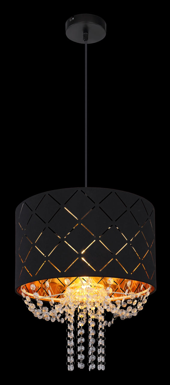 Globo Lighting - CLARKE - Hängeleuchte Metall schwarz, 1x E27