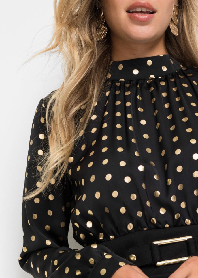 Kleid mit Polka-Dots