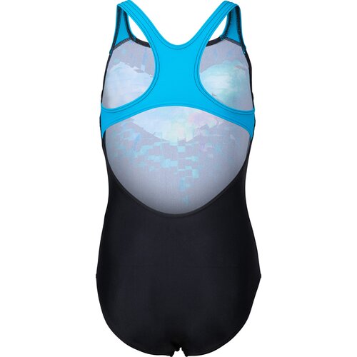 KINDER SCHWIMMANZUG GIRL'S MULTI PIXELS SWIMSUIT SWIM PRO BACK L