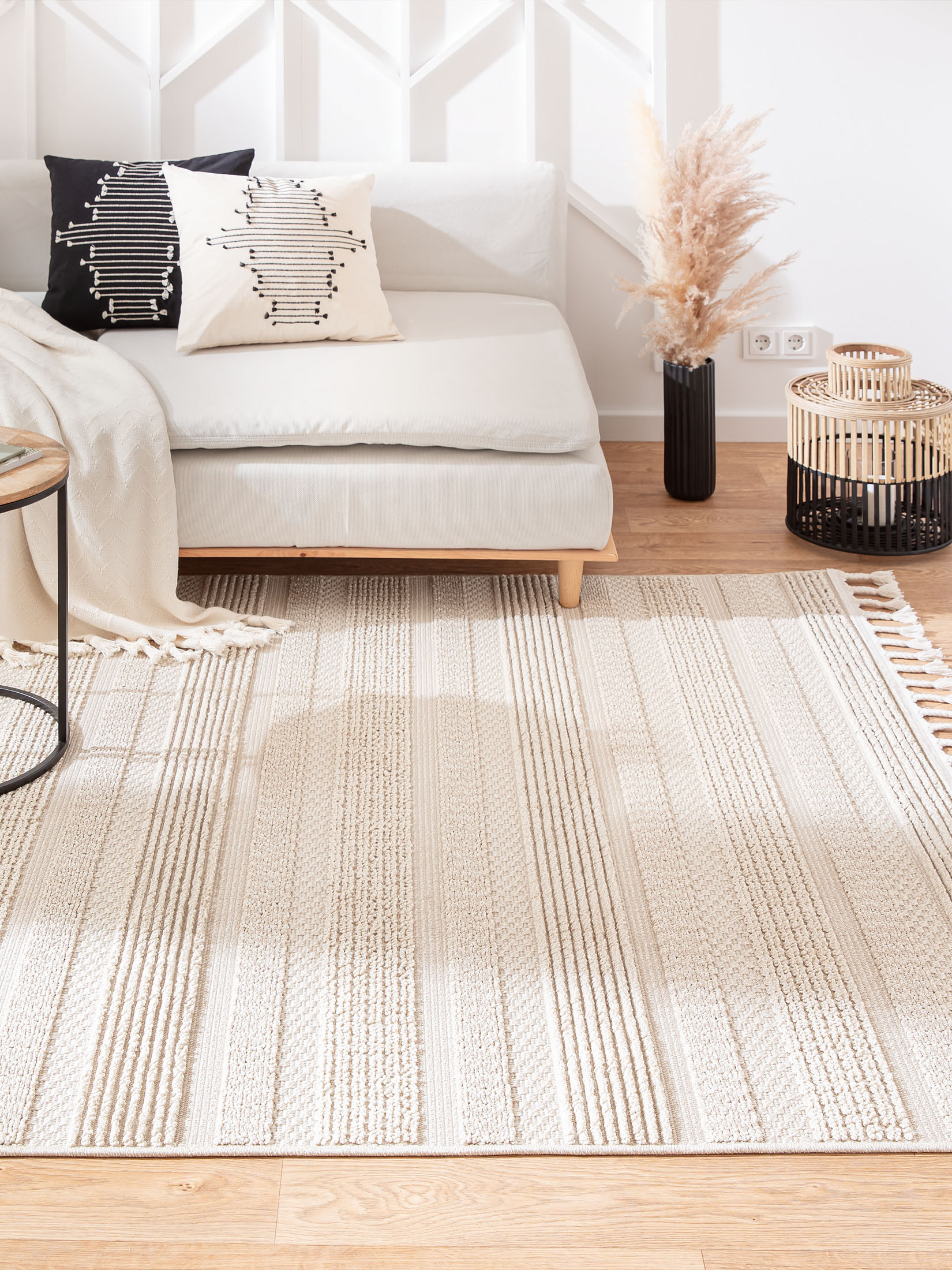 Kalmar Moderner Teppich, Cream