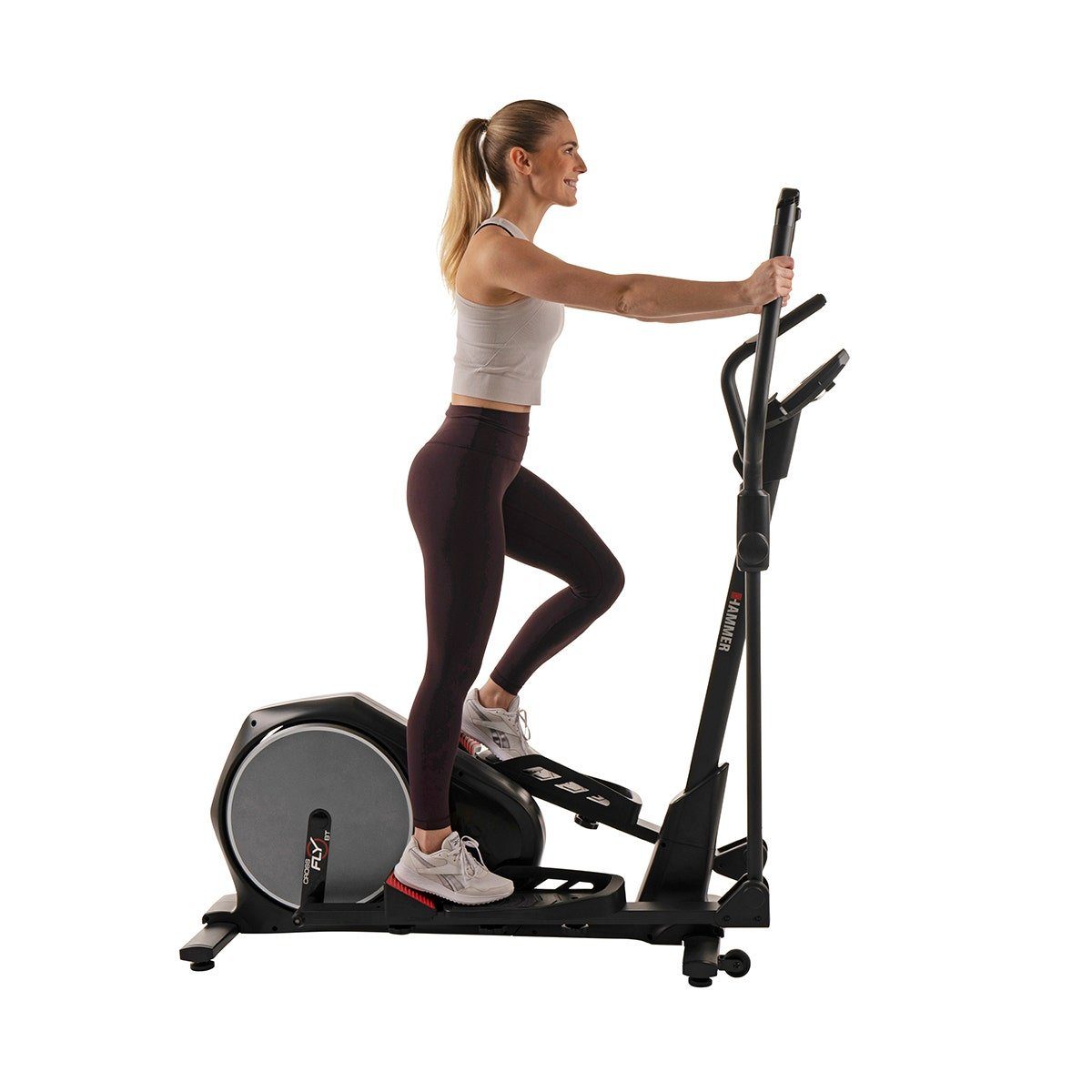 Hammer Crosstrainer Crossfly BT, inkl. 24 Programme, Zwift & Kinomap