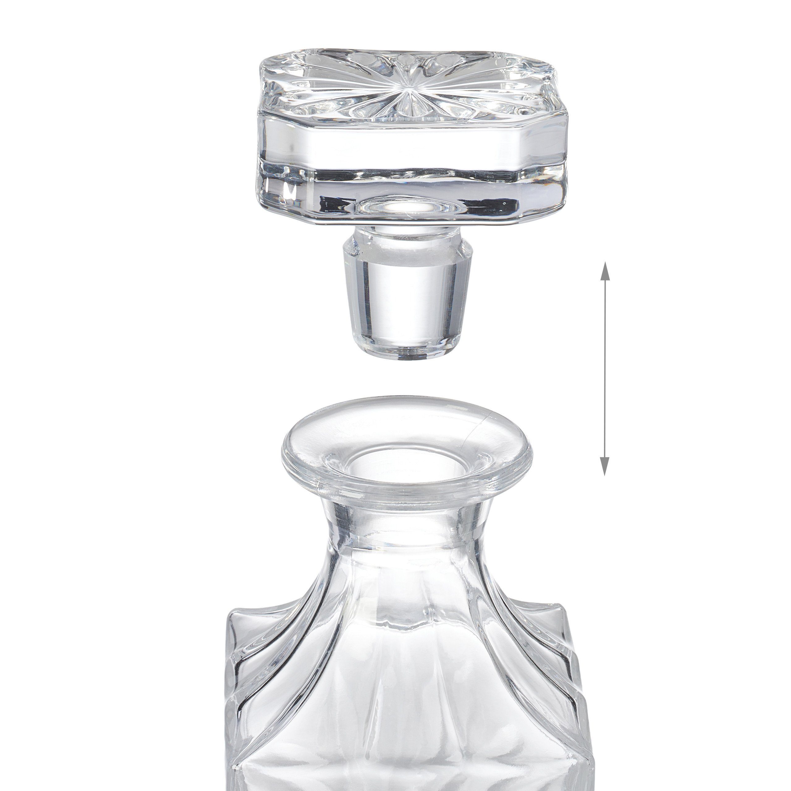 relaxdays Whiskyglas 5-teiliges Whisky Set, Glas