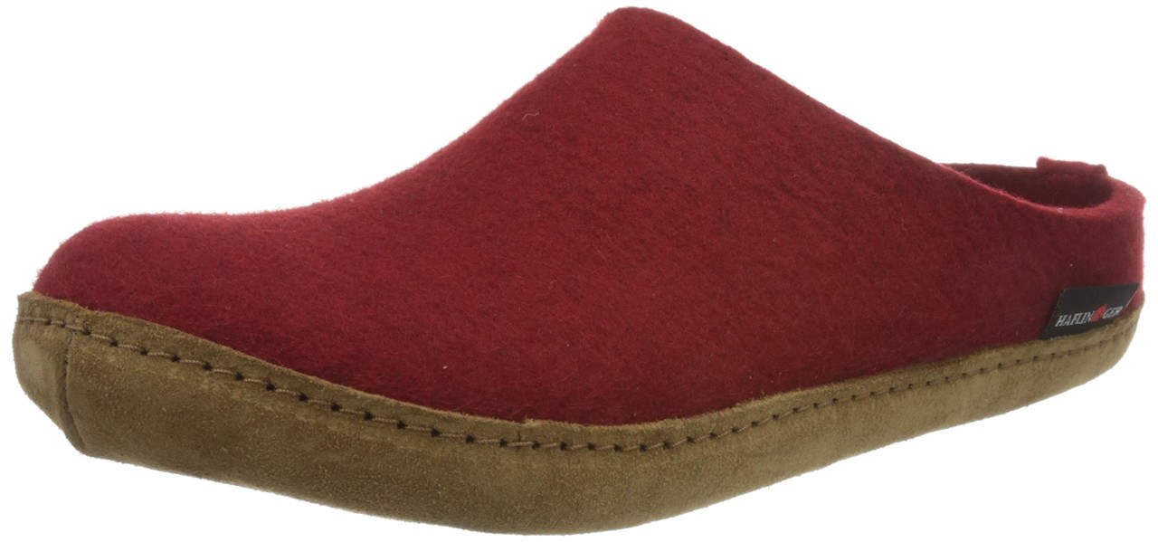 HAFLINGER Hausschuhe rot