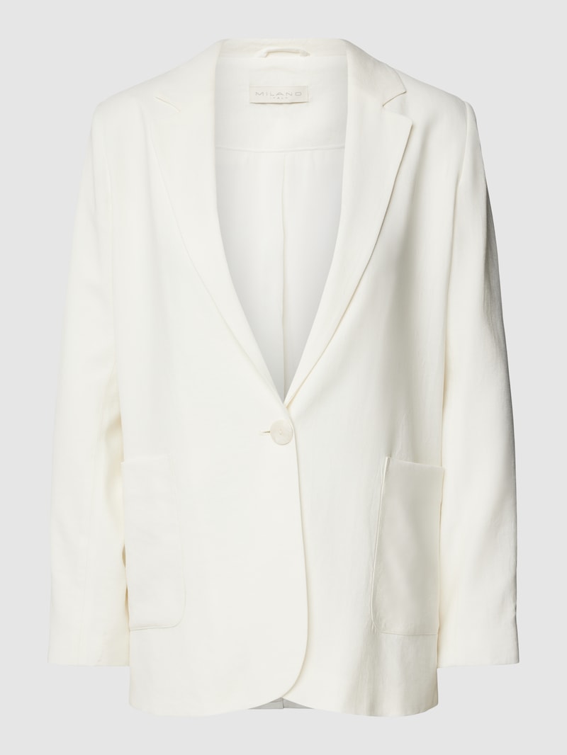 Blazer mit Reverskragen in ecru