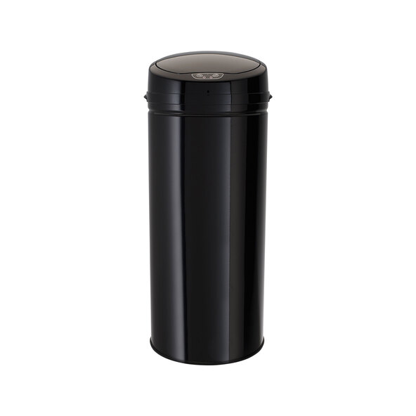 Abfalleimer mit Sensor, 42 l, INOX Black
