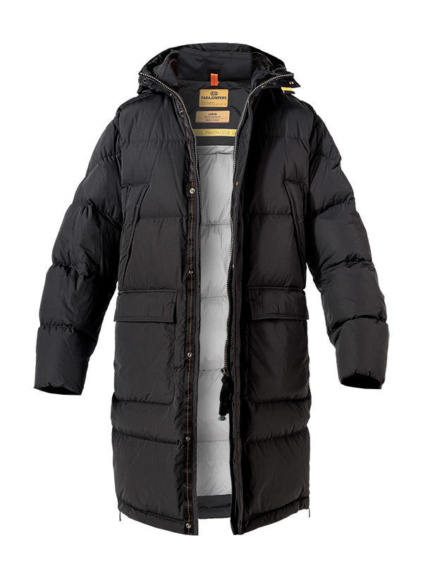PARAJUMPERS, Daunenparka, Mikrofaser SOLOTEX®, schwarz