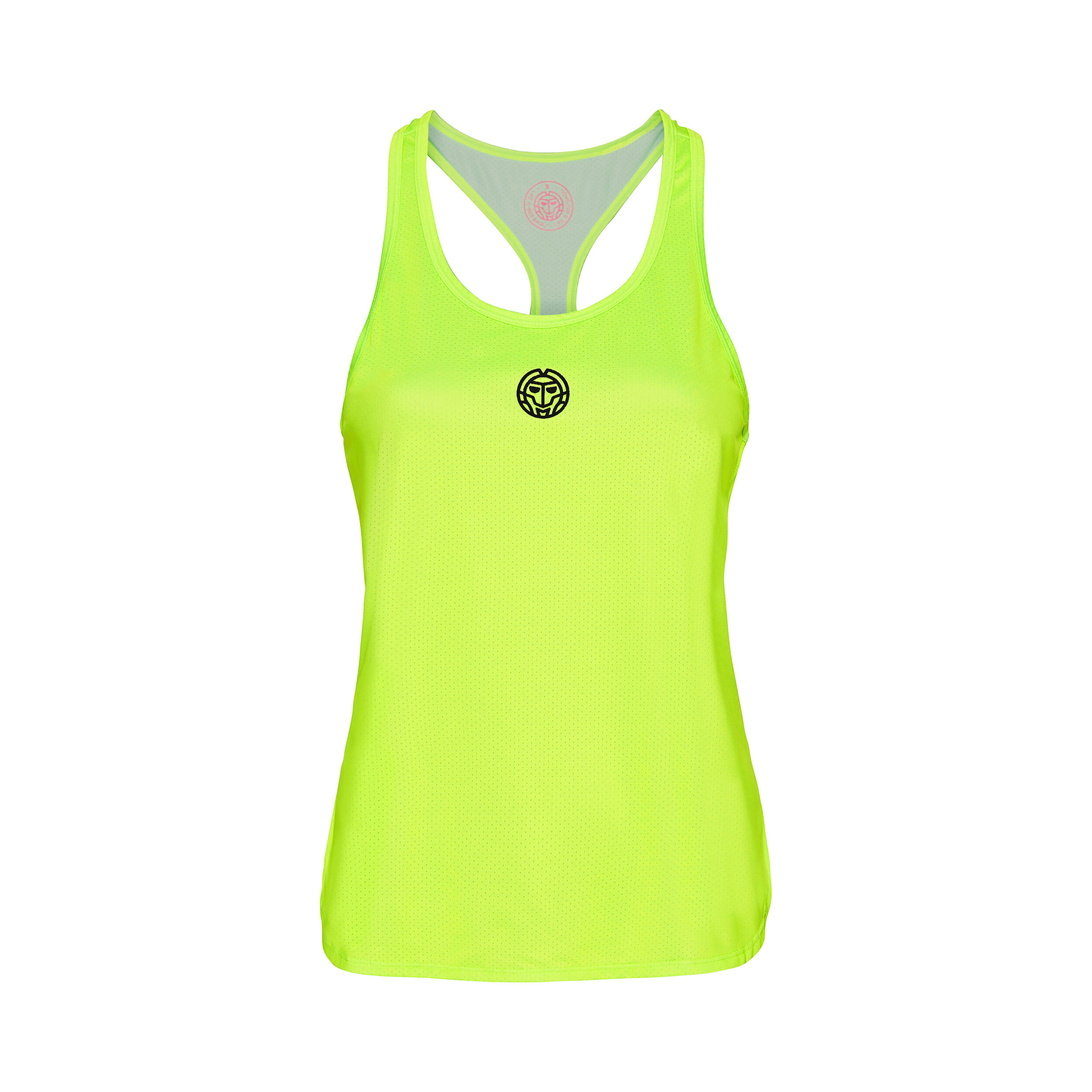 Rahel Tech Tank-Top Mädchen - Neongelb, Schwarz
