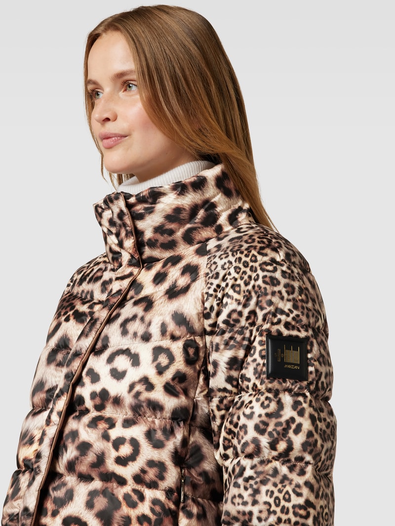 Steppjacke mit Animal-Print - 50 Jahre Jubiläumskapsel in camel