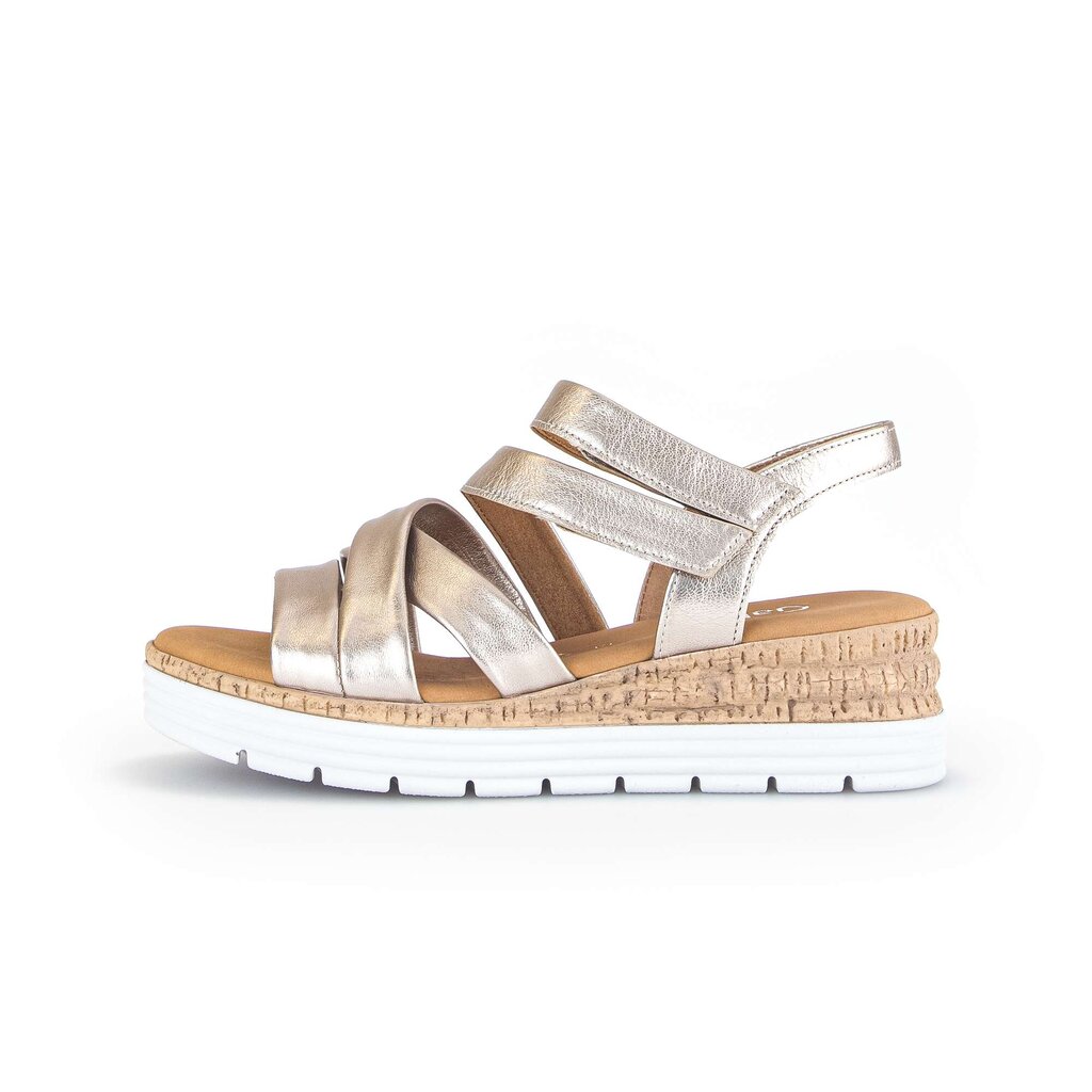 Gabor comfort Keilsandalette gold