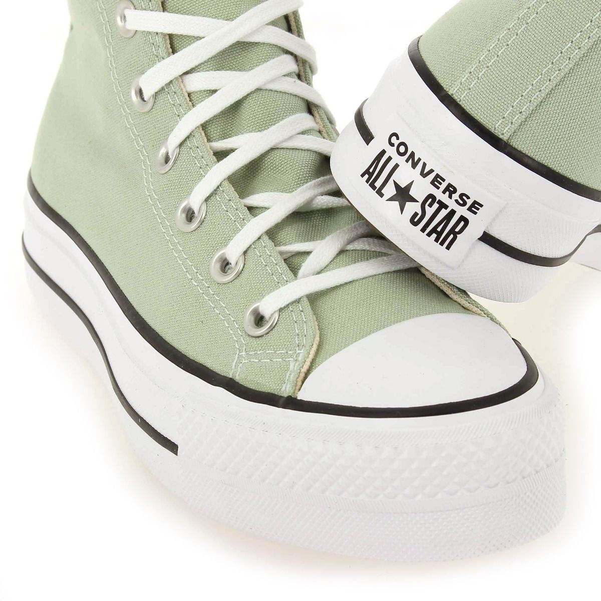 Converse  CTAS LIFT PLATFORM SUMMER 23 - Vert tilleul