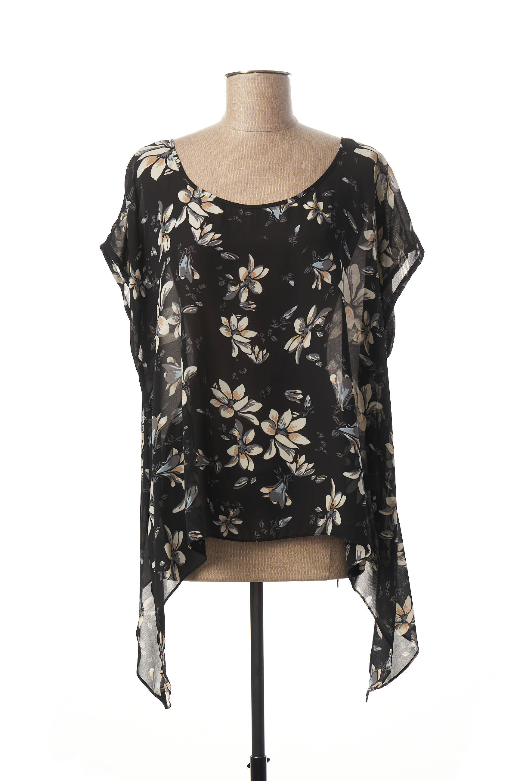 Paul Brial Tuniquemanchecourte Femme couleur noir