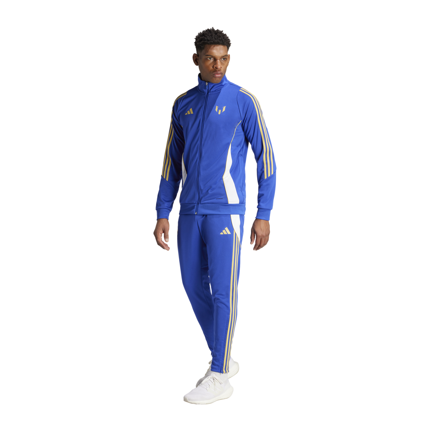 adidas Messi Trainingshose Blau Weiss