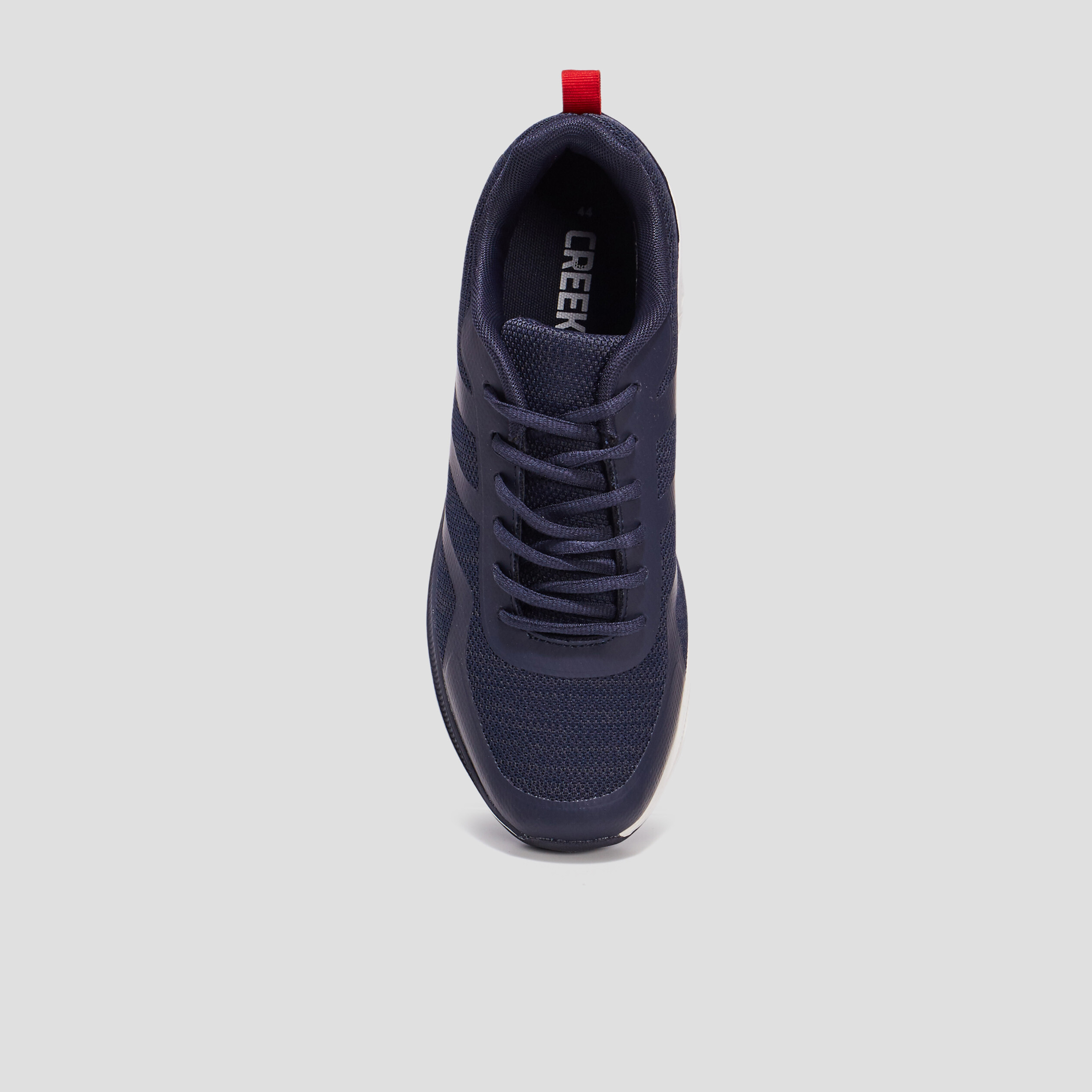 Baskets running à lacets Creeks bleu marine homme | La Halle