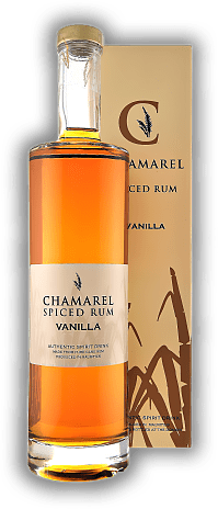 Chamarel Spiced Vanilla Cask Finish Chamarel Spiced Vanilla Cask Finish Premium Gold Spirituose auf Rum-Basis. 0,7	 Liter - Vol 40%