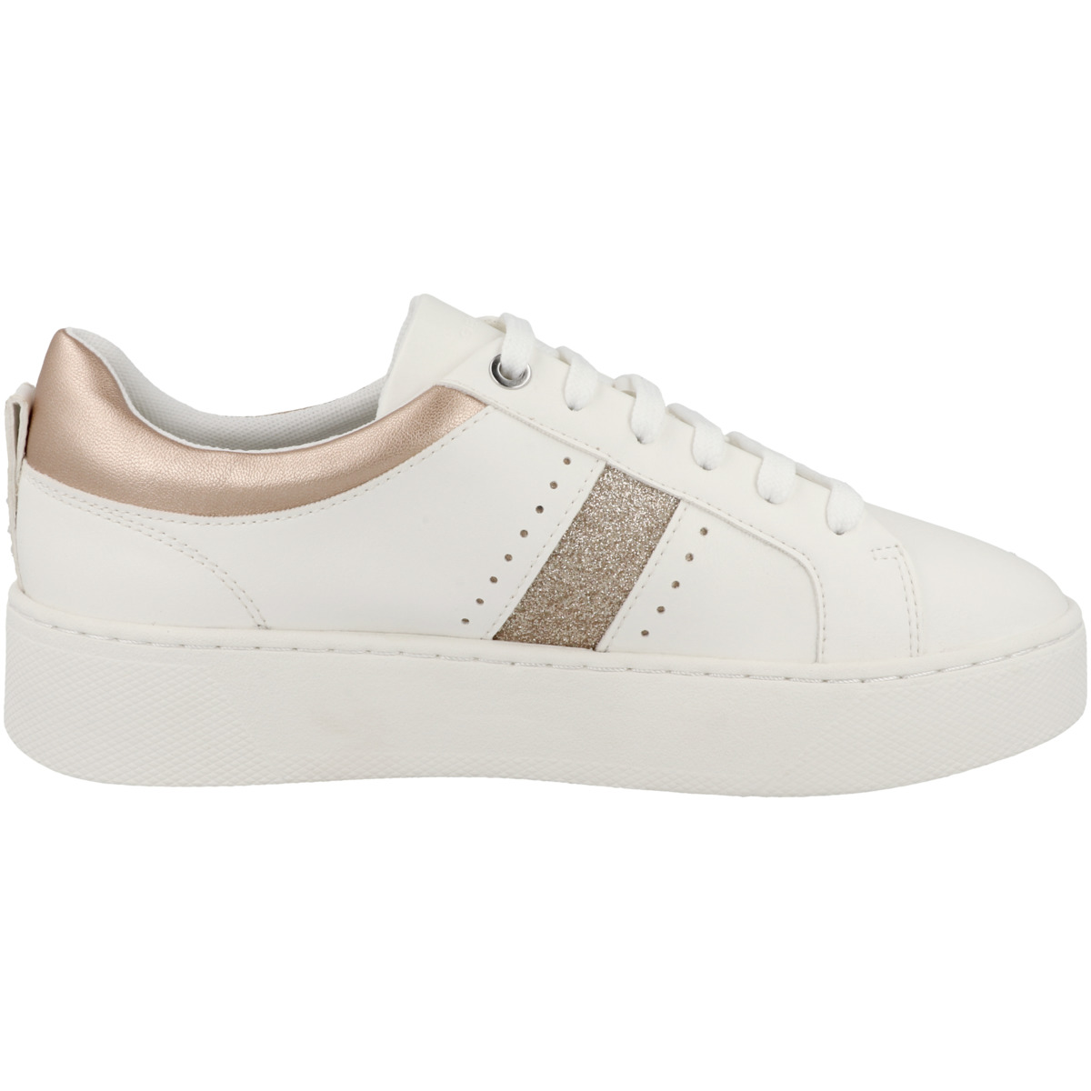 Geox D Skyely A Sneaker Low weiss