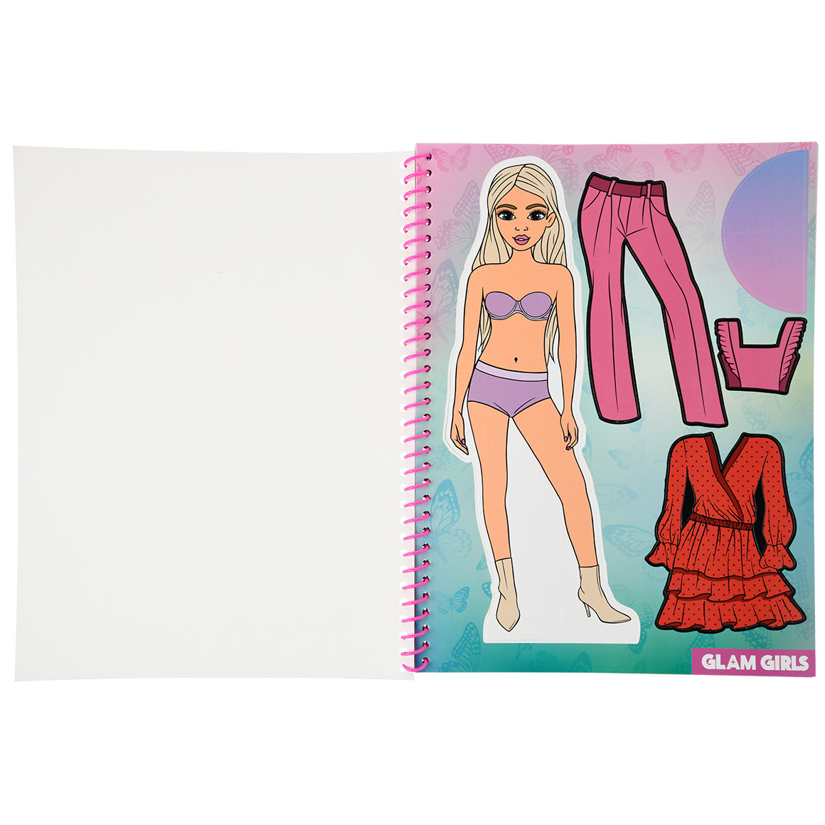 Glam Girls Malbuch mit 24 Seiten