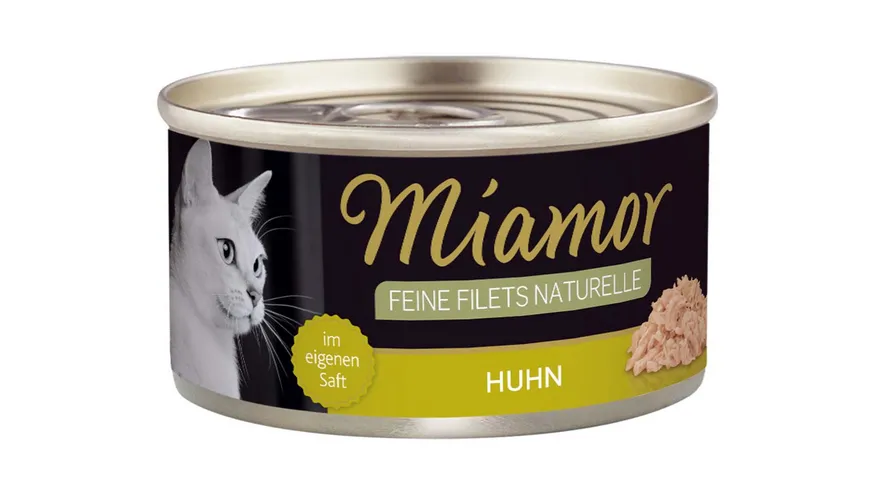 Miamor Katzennassfutter Feine Filets naturelle Huhn 80 g