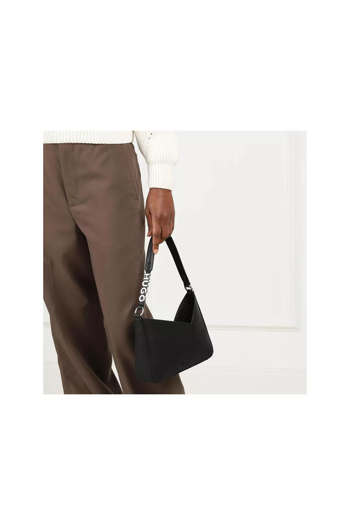 Hugo Boss  Handtasche - Schwarz - Strukturiert