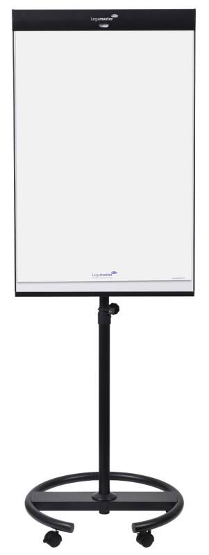 Legamaster Mobiles Flipchart UNIVERSAL TRIANGLE Rundfuß Mit Rollen Lackierter Stahl Schwarz A1 680 x 15