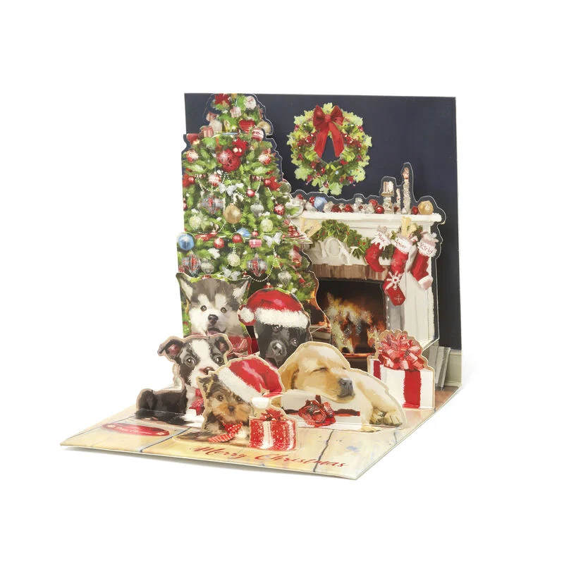 Tarjetas navideñas desplegables - Grandes