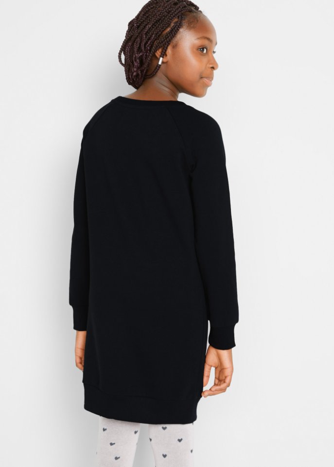 Mädchen Sweatkleid aus Bio-Baumwolle