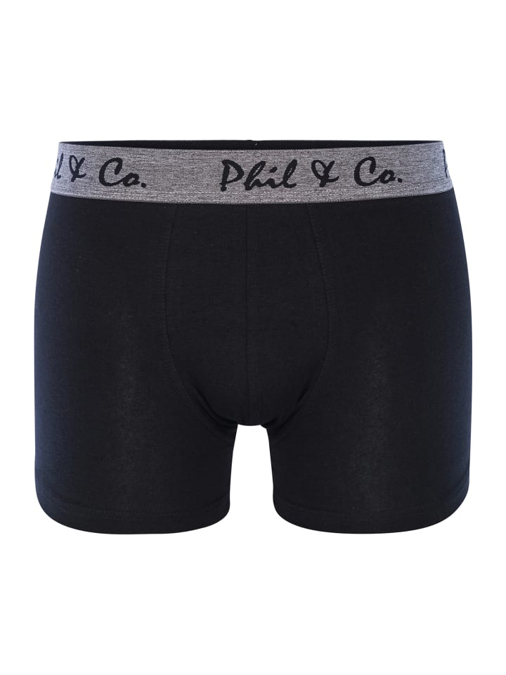 Phil & Co. Berlin  Retro Pants Jersey in schwarz-anthrazit günstig kaufen