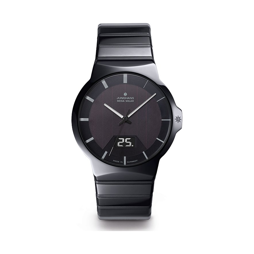 Junghans Herrenuhr Funk & Solar Force Mega Solar