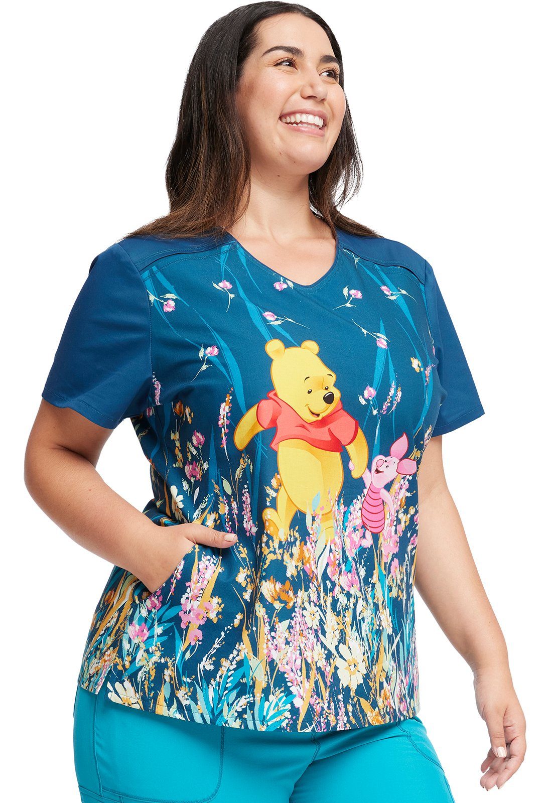 Cherokee Funktionsbluse Bunt bedruckter Damen Kasack 