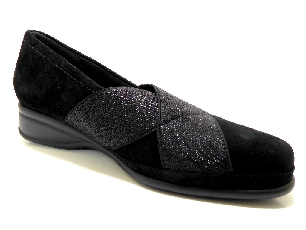 SEMLER Komfort Slipper schwarz