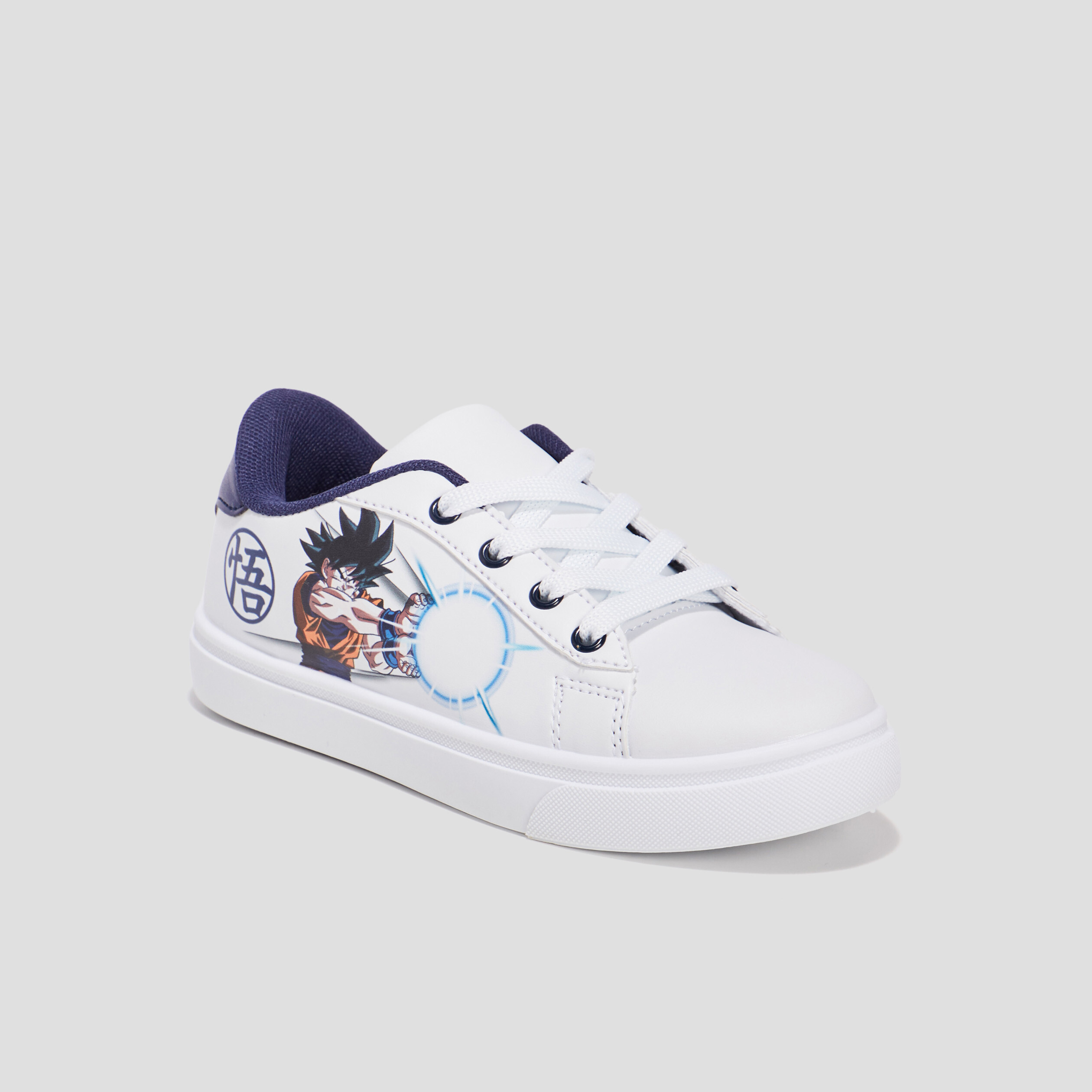 Tennis à lacets Dragon Ball Z blanc garçon | La Halle