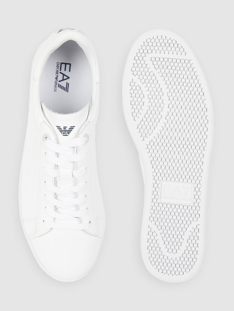Sneaker aus Leder in weiß