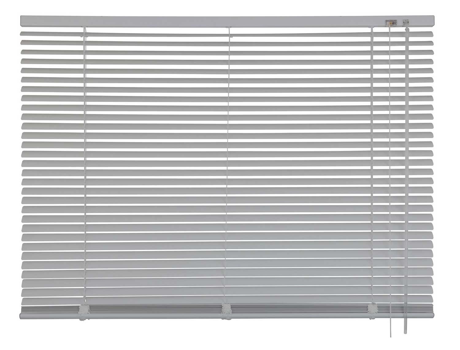 Jalousie LOUSIE, Jalousie alu, Edelstahl, B 140 x H 175 cm, mydeco, ohne Bohren