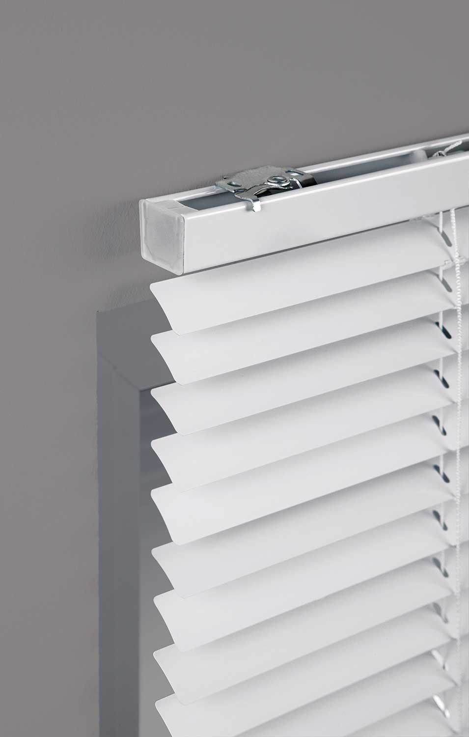Jalousie LOUSIE, Jalousie alu, Weiß, B 80 x H 175 cm, mydeco, ohne Bohren