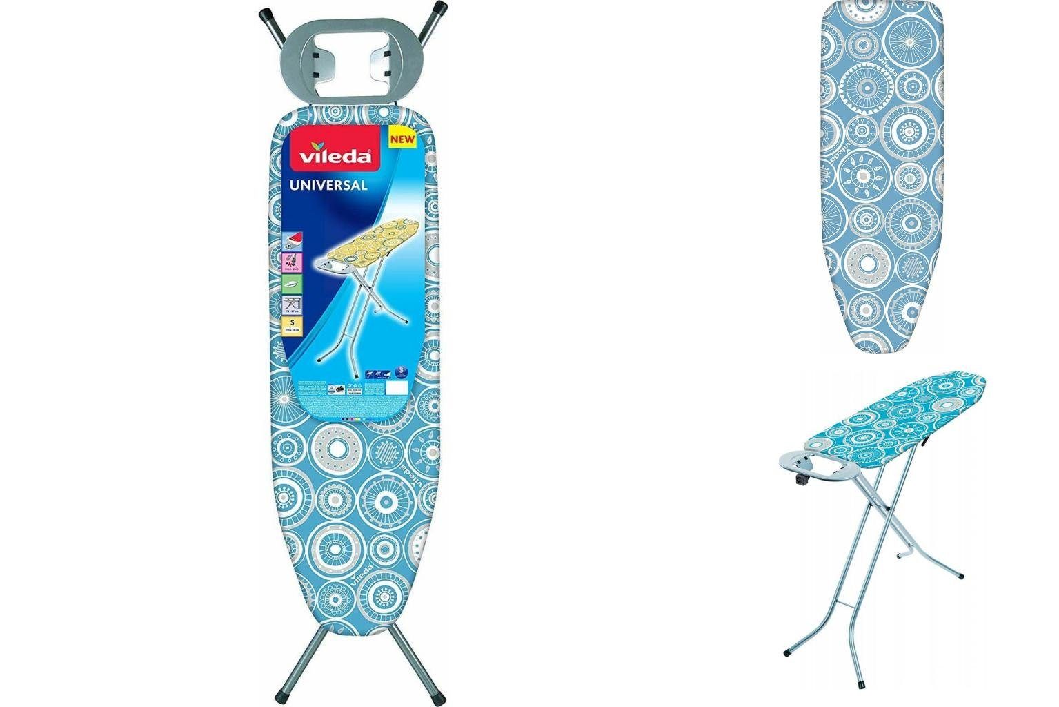 Vileda Bügelbrett Bügelbrett Vileda Universal Blau Stahl 110 x 30 cm